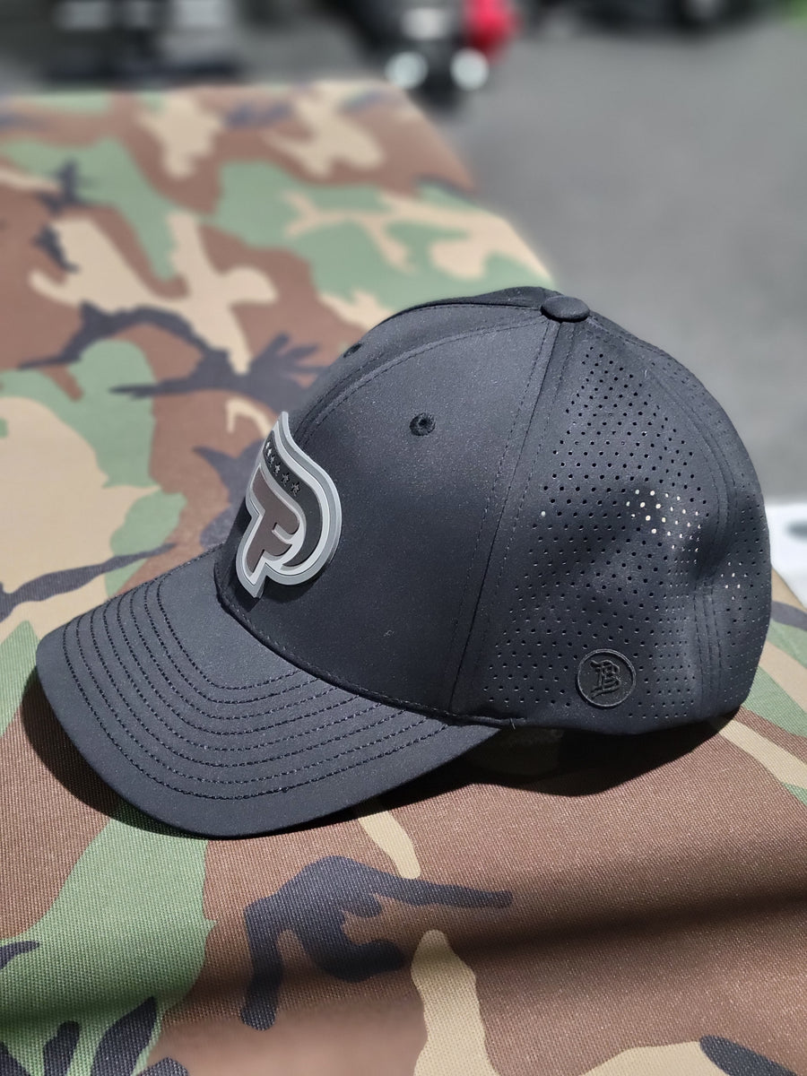 ELITE Curved Trucker Hat - Black