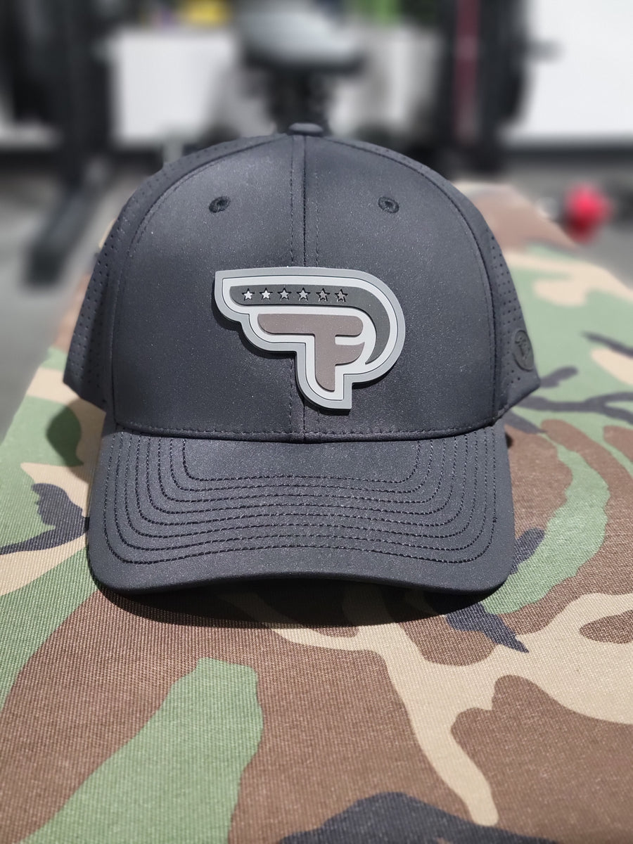 ELITE Curved Trucker Hat - Black