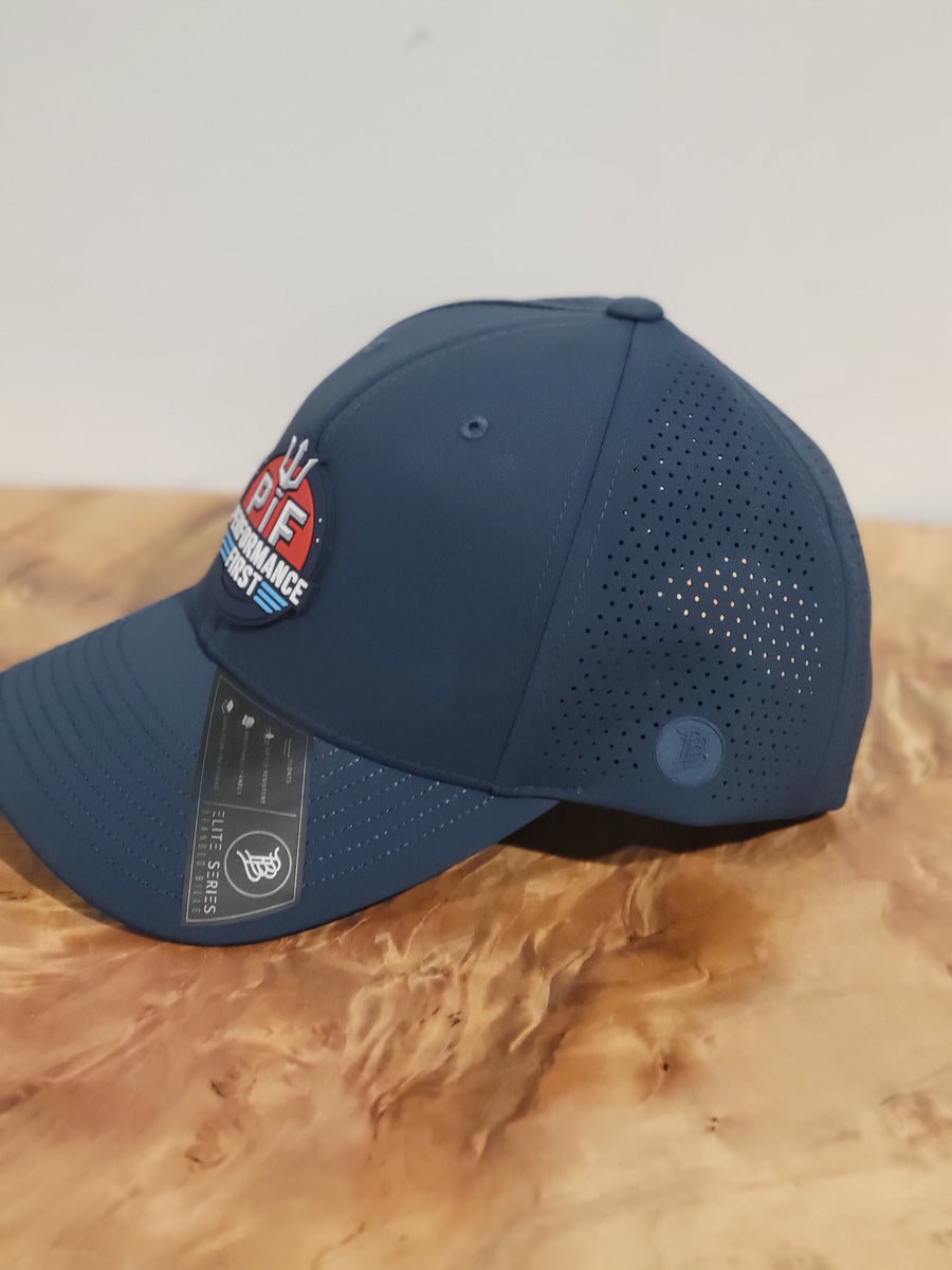 ELITE Curved Trucker Hat - Navy feat. Berserker Built