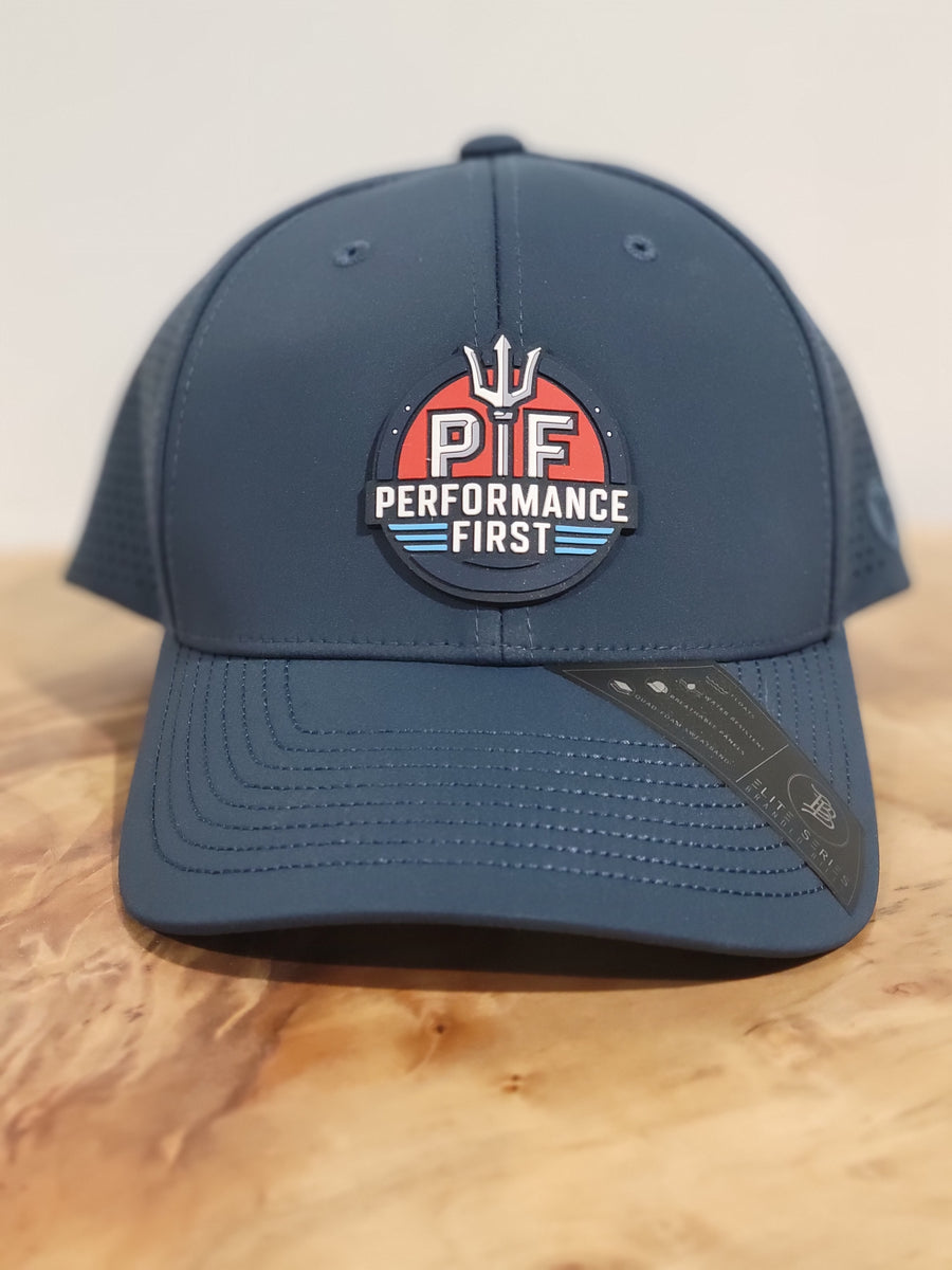 ELITE Curved Trucker Hat - Navy feat. Berserker Built