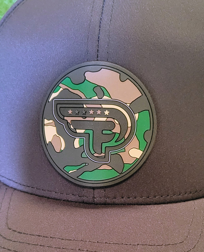 ELITE Curved Trucker Hat - CAMO Black