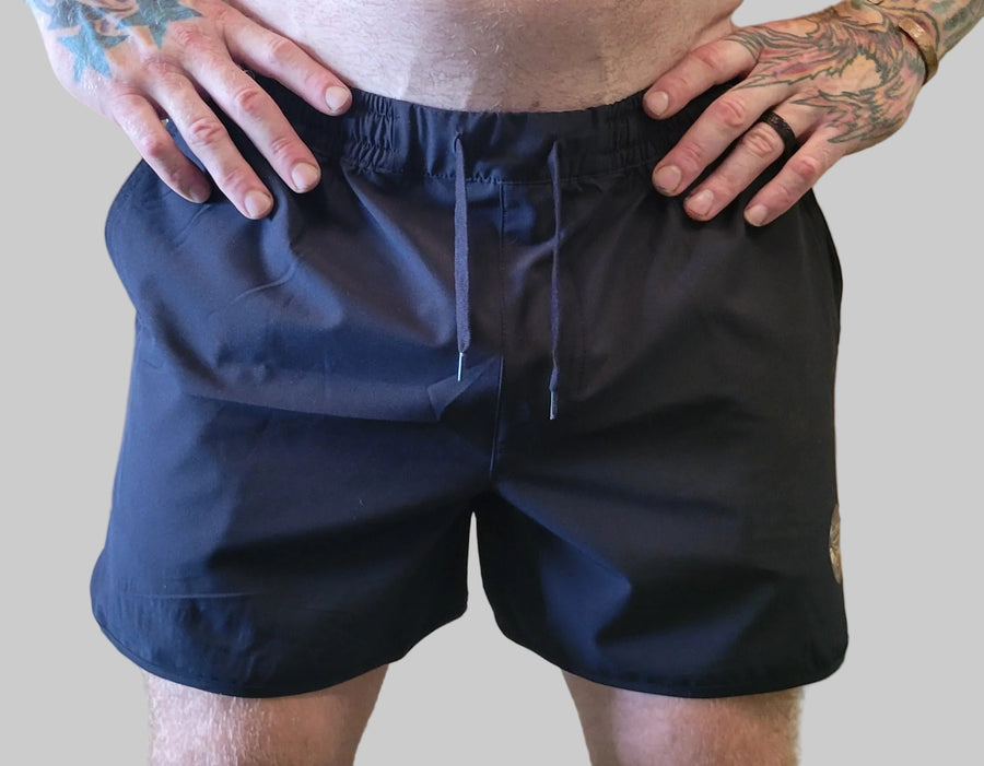 Black Training Shorts