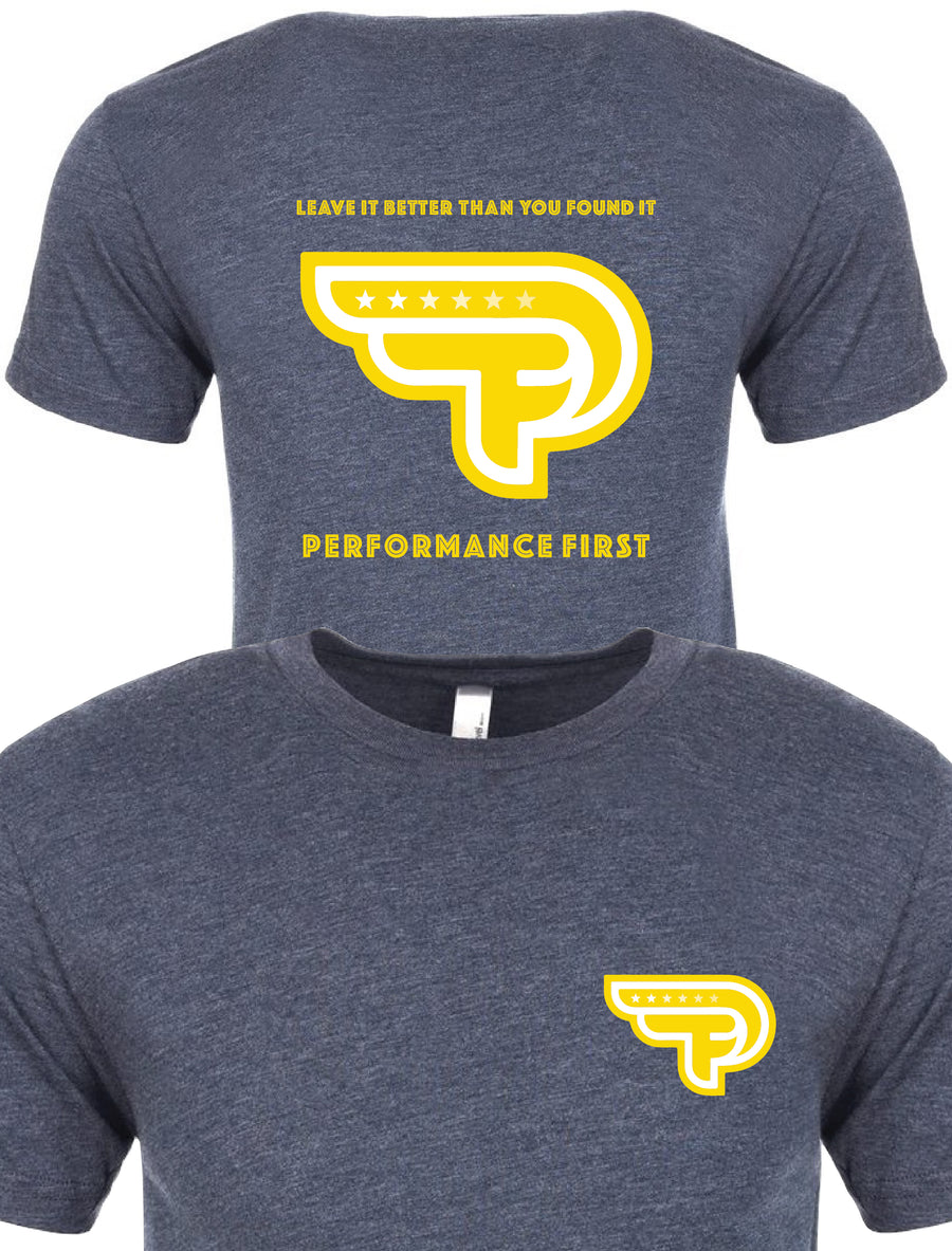 Navy Yellow T-Shirt