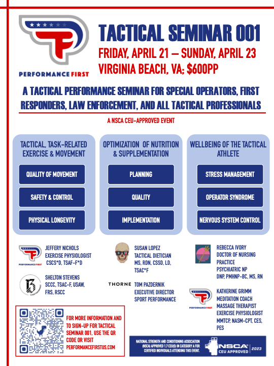 Tactical Seminar 001