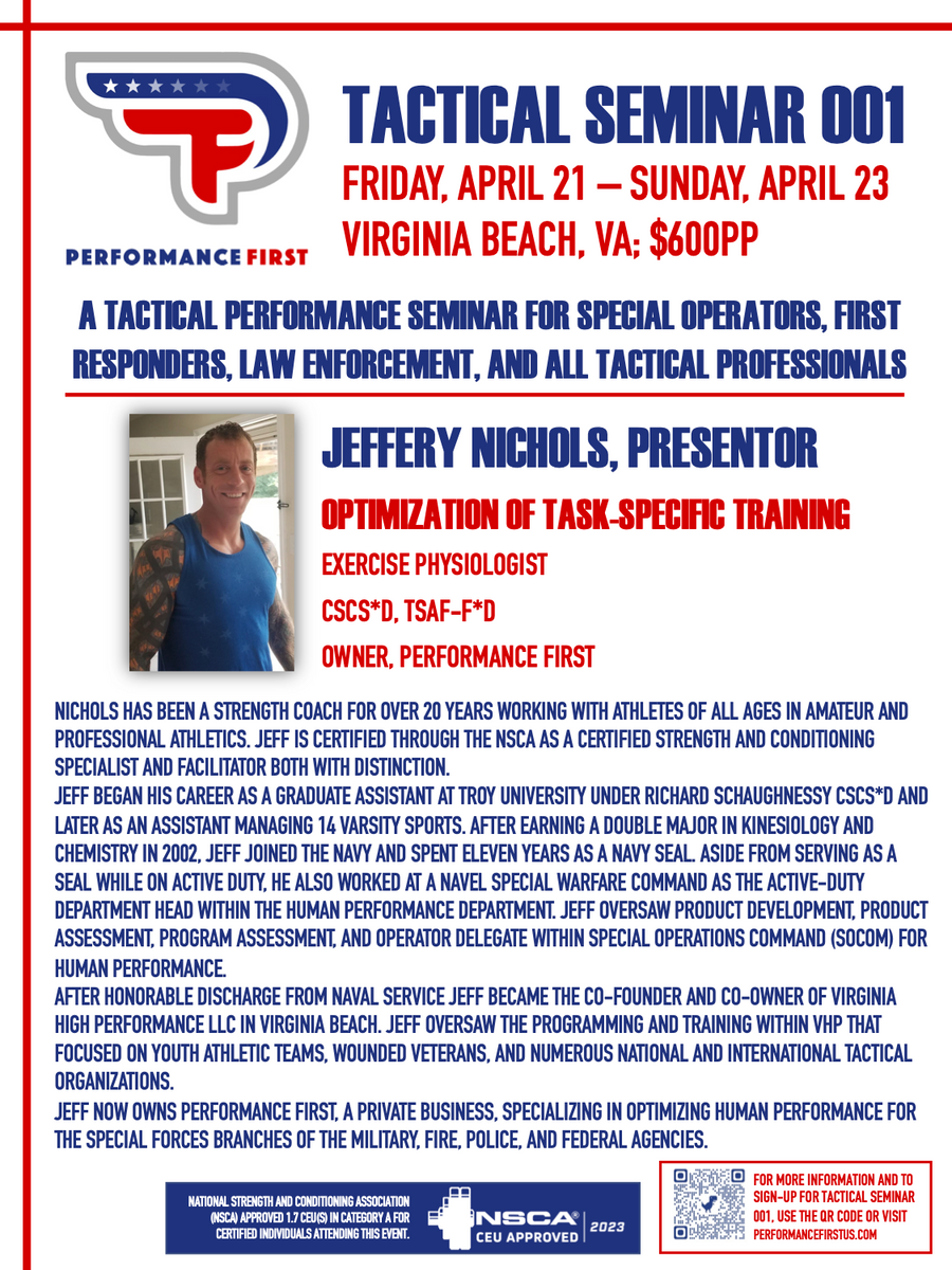 Tactical Seminar 001